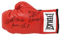 Oliver McCall Signed Everlast Red Boxing Glove w/94-95 WBC Champ - MCCGLV504 - Oliver McCall Signed Everlast Red Boxing Glove w/94-95 WBC Champ product image
