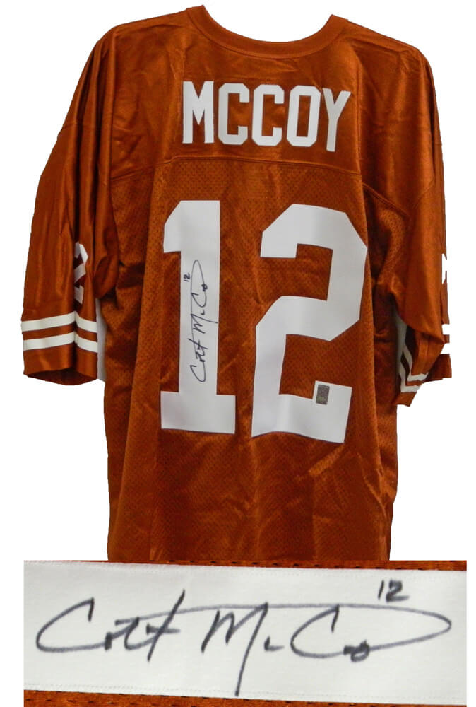Colt McCoy Signed University of Texas Nike Brown Jersey - MCCJRY300 - Colt McCoy Signed University of Texas Nike Brown Jersey product image