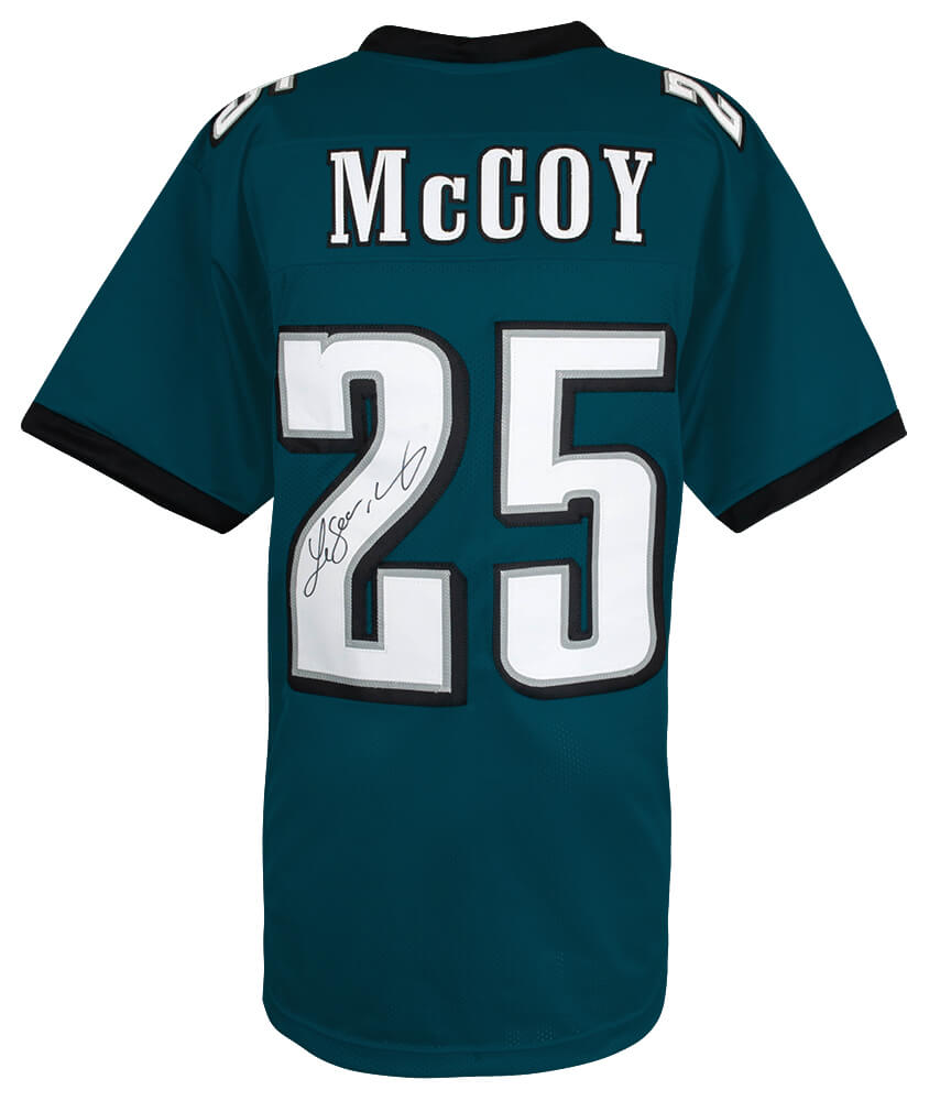 LeSean McCoy Signed Green Custom Football Jersey - MCCJRY312 - LeSean McCoy Signed Green Custom Football Jersey product image