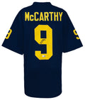 J.J. (JJ) McCarthy Signed Navy Custom College Football Jersey - (Beckett) - MCCJRY341 - J.J. (JJ) McCarthy Signed Navy Custom College Football Jersey - (Beckett) product image