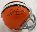 Colt McCoy Signed Browns Riddell Mini Helmet - MCCMIN301 - Colt McCoy Signed Browns Riddell Mini Helmet product image