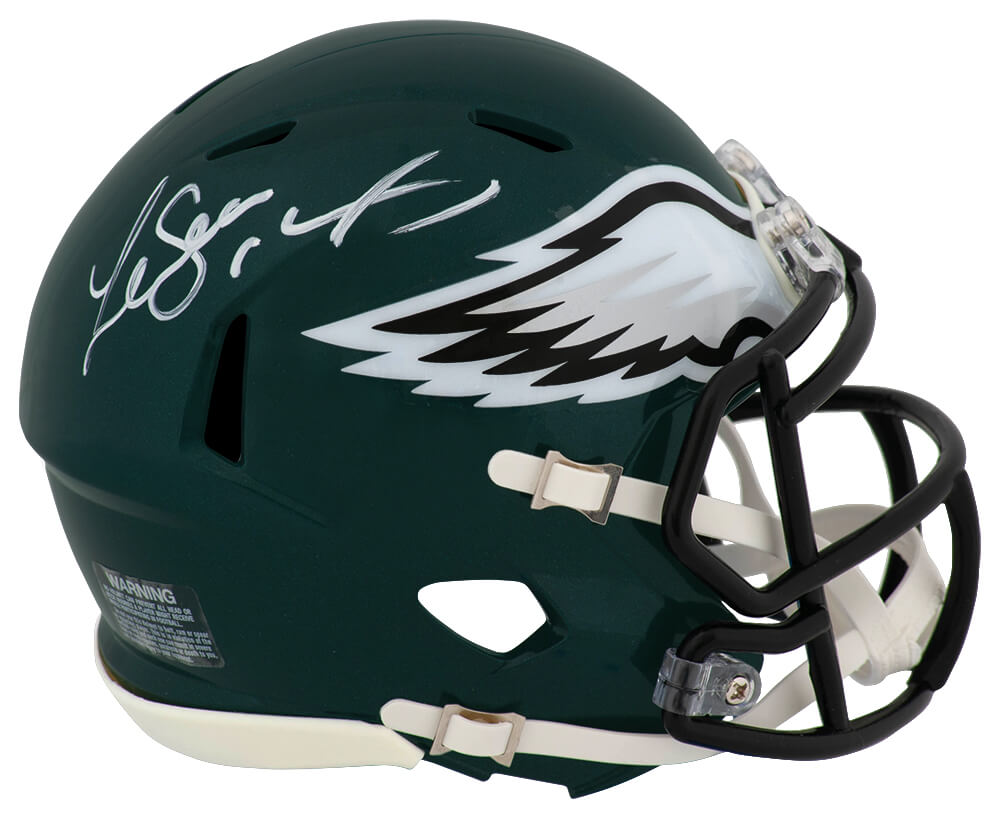 LeSean McCoy Signed Philadelphia Eagles Riddell Speed Mini Helmet - MCCMIN305 - LeSean McCoy Signed Philadelphia Eagles Riddell Speed Mini Helmet product image