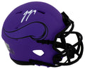 J.J. (JJ) McCarthy Signed Minnesota Vikings RAVE Riddell Speed Mini Helmet - (Beckett) - MCCMIN321 - J.J. (JJ) McCarthy Signed Minnesota Vikings RAVE Riddell Speed Mini Helmet - (Beckett) product image