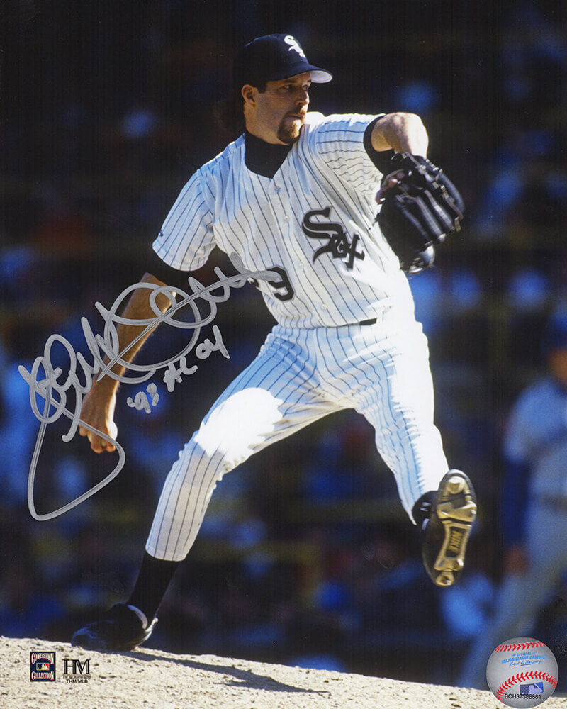 Jack McDowell Signed Chicago White Sox Action 8x10 Photo w/93 AL CY - MCD08P104 - Jack McDowell Signed Chicago White Sox Action 8x10 Photo w/93 AL CY product image
