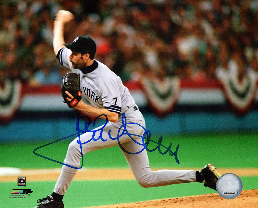 Jack McDowell Signed New York Yankees Pitching 8x10 Photo - MCD08P106 - Jack McDowell Signed New York Yankees Pitching 8x10 Photo product image