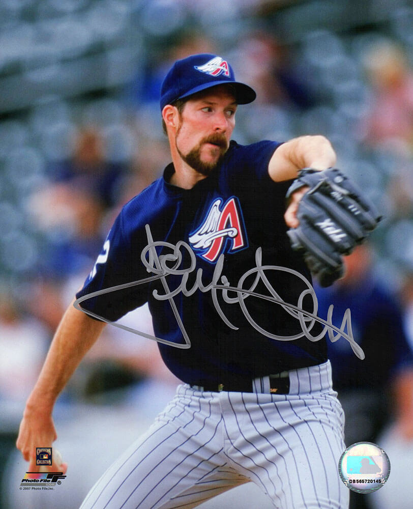Jack McDowell Signed Anaheim Angels Pitching 8x10 Photo - MCD08P109 - Jack McDowell Signed Anaheim Angels Pitching 8x10 Photo product image
