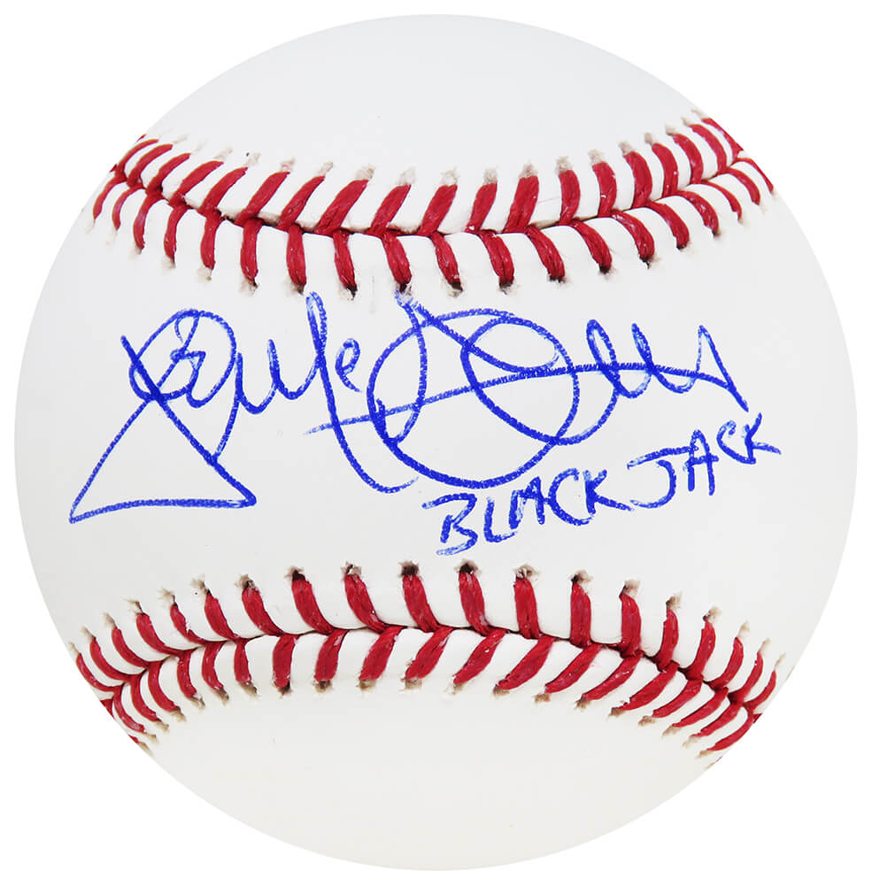 Jack McDowell Signed Rawlings Official MLB Baseball w/Black Jack - MCDBSB102 - Jack McDowell Signed Rawlings Official MLB Baseball w/Black Jack product image