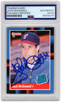 Jack McDowell Signed White Sox 1988 Donruss Rated Rookie Baseball Trading Card #47 - (PSA Encapsulated) - MCDCAR105 - Jack McDowell Signed White Sox 1988 Donruss Rated Rookie Baseball Trading Card #47 - (PSA Encapsulated) product image
