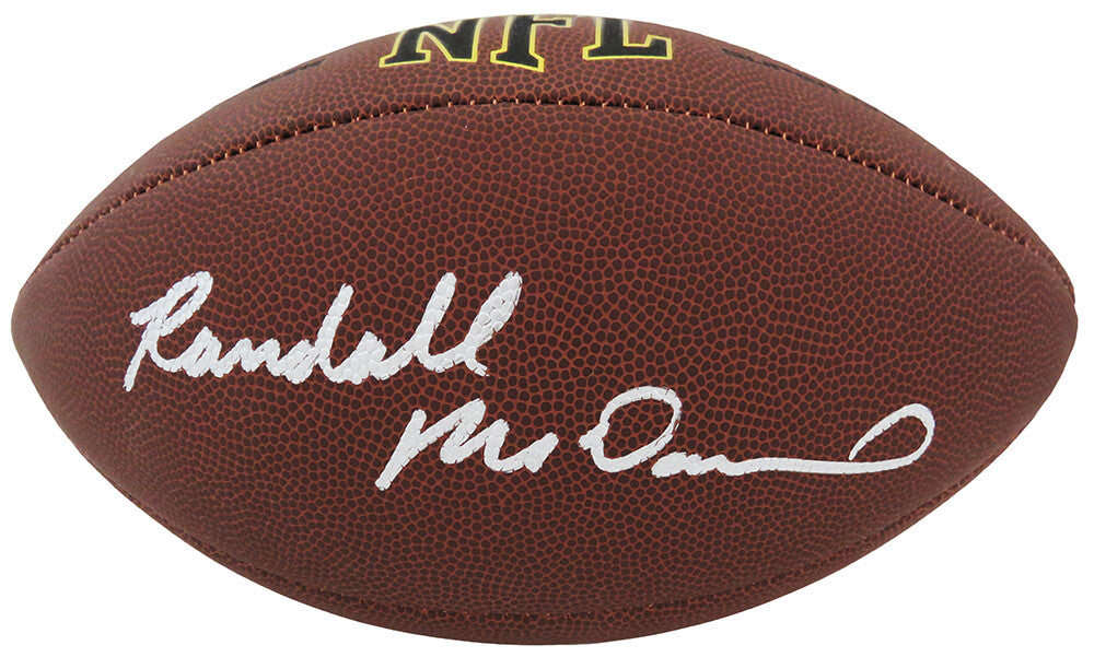 Randall McDaniel Signed Wilson Super Grip Full Size NFL Football - MCDFTB300 - Randall McDaniel Signed Wilson Super Grip Full Size NFL Football product image