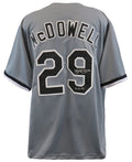 Jack McDowell Signed Gray Custom Baseball Jersey w/93 AL CY - MCDJRY100 - Jack McDowell Signed Gray Custom Baseball Jersey w/93 AL CY product image