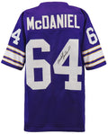 Randall McDaniel Signed Purple Throwback Custom Football Jersey - MCDJRY301 - Randall McDaniel Signed Purple Throwback Custom Football Jersey product image