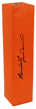 Randall McDaniel Signed BSN Orange Football Endzone Pylon - MCDPYL300 - Randall McDaniel Signed BSN Orange Football Endzone Pylon product image