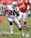 Darren McFadden Signed Raiders White Jersey vs Chiefs Action 8x10 Photo - (PSA) - MCF08P304 - Darren McFadden Signed Raiders White Jersey vs Chiefs Action 8x10 Photo - (PSA) product image