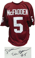 Darren McFadden Signed Maroon Custom College Football Jersey - MCFJRY302 - Darren McFadden Signed Maroon Custom College Football Jersey product image