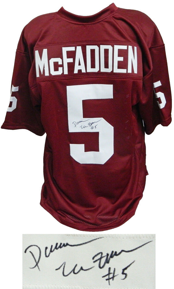 Darren McFadden Signed Maroon Custom College Football Jersey - MCFJRY302 - Darren McFadden Signed Maroon Custom College Football Jersey product image
