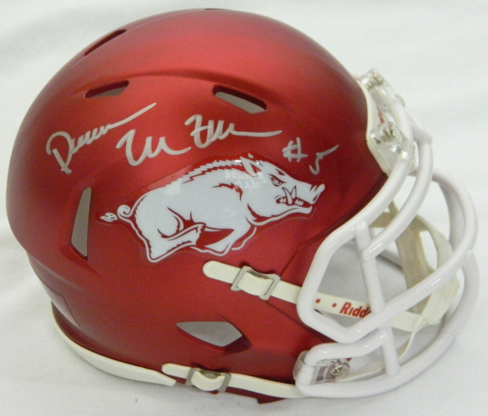 Darren McFadden Signed Arkansas Razorbacks Riddell Speed Mini Helmet - MCFMIN303 - Darren McFadden Signed Arkansas Razorbacks Riddell Speed Mini Helmet product image