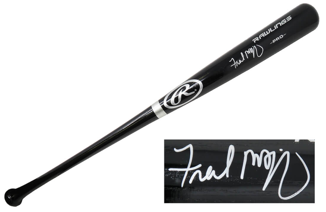 Fred McGriff Signed Rawlings Pro Black Baseball Bat (JSA) - MCGBAT101 - Fred McGriff Signed Rawlings Pro Black Baseball Bat (JSA) product image