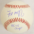 Fred McGriff Signed Rawlings Official MLB Baseball w/95 WS Champs - MCGBSB102 - Fred McGriff Signed Rawlings Official MLB Baseball w/95 WS Champs product image