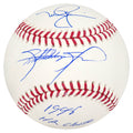 Sammy Sosa & Mark McGwire Dual Signed Official MLB Baseball w/1998 HR Chase - MCGBSB116 - Sammy Sosa & Mark McGwire Dual Signed Official MLB Baseball w/1998 HR Chase product image