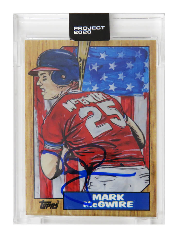 Mark McGwire Signed Topps Project 2020 Card #81 (Blake Jamieson - Artist) - MCGCAR110 - Mark McGwire Signed Topps Project 2020 Card #81 (Blake Jamieson - Artist) product image