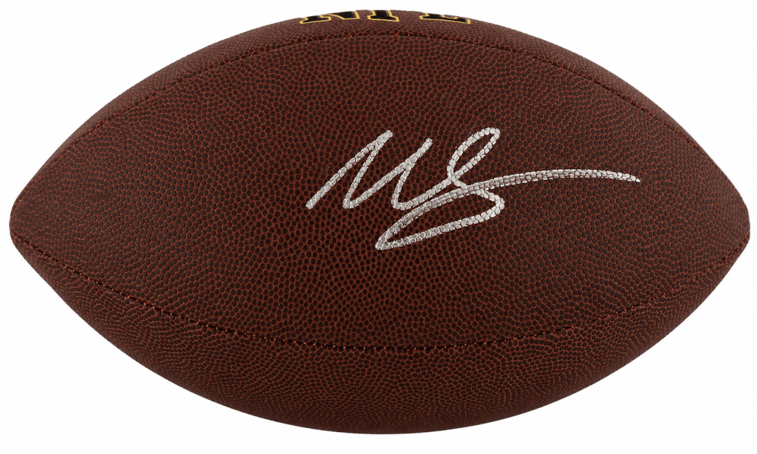 Willis McGahee Signed Wilson Super Grip Full Size NFL Football - MCGFTB301 - Willis McGahee Signed Wilson Super Grip Full Size NFL Football product image