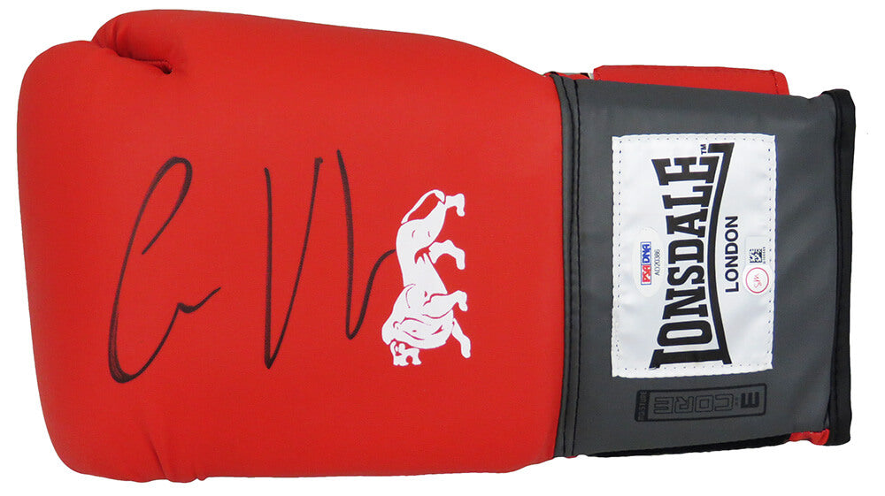 Conor McGregor Signed Lionsdale Red Boxing Glove (PSA) - MCGGLV501 - Conor McGregor Signed Lionsdale Red Boxing Glove (PSA) product image