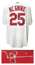 Mark McGwire Signed St Louis Cardinals White Majestic Baseball Jersey - MCGJRY100 - Mark McGwire Signed St Louis Cardinals White Majestic Baseball Jersey product image