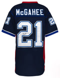 Willis McGahee Signed Navy Blue Custom Football Jersey - MCGJRY301 - Willis McGahee Signed Navy Blue Custom Football Jersey product image