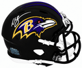 Willis McGahee Signed Baltimore Ravens Riddell Speed Mini Helmet - MCGMIN303 - Willis McGahee Signed Baltimore Ravens Riddell Speed Mini Helmet product image