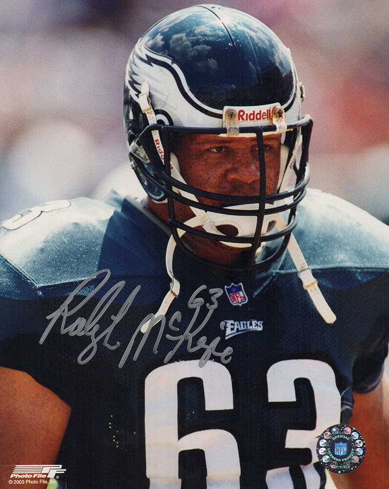 Raleigh McKenzie Signed Philadelphia Eagles Close Up 8x10 Photo - MCK08P311TW - Raleigh McKenzie Signed Philadelphia Eagles Close Up 8x10 Photo product image