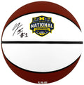 Trey McKenney Signed Michigan Wolverines 2026 National Champions White Logo Basketball - MCKBSK200 - Trey McKenney Signed Michigan Wolverines 2026 National Champions White Logo Basketball product image