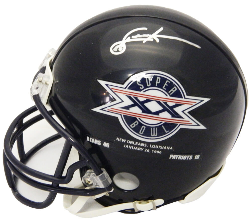 Dennis McKinnon Signed Chicago Bears / Super Bowl XX Champs Logo Riddell Mini Helmet - MCKMIN301 - Dennis McKinnon Signed Chicago Bears / Super Bowl XX Champs Logo Riddell Mini Helmet product image