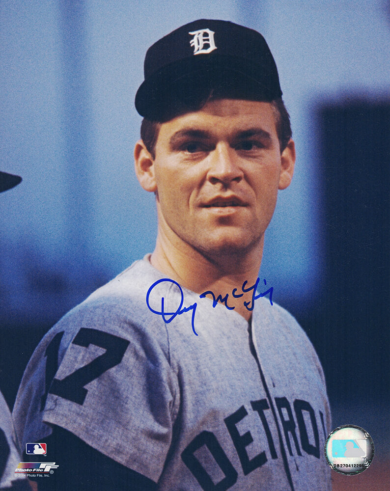 Denny McLain Signed Detroit Tigers Head Shot Close Up 8x10 Photo - MCL08P106 - Denny McLain Signed Detroit Tigers Head Shot Close Up 8x10 Photo product image
