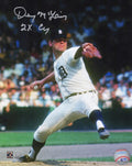 Denny McLain Signed Detroit Tigers Pitching 8x10 Photo w/2x CY - MCL08P110 - Denny McLain Signed Detroit Tigers Pitching 8x10 Photo w/2x CY product image