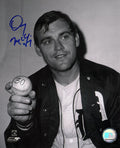 Denny McLain Signed Detroit Tigers 30 Game Win Baseball B&W 8x10 Photo - MCL08P113 - Denny McLain Signed Detroit Tigers 30 Game Win Baseball B&W 8x10 Photo product image