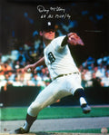 Denny McLain Signed Detroit Tigers Pitching 16x20 Photo w/68 AL MVP, CY - MCL16P102 - Denny McLain Signed Detroit Tigers Pitching 16x20 Photo w/68 AL MVP, CY product image