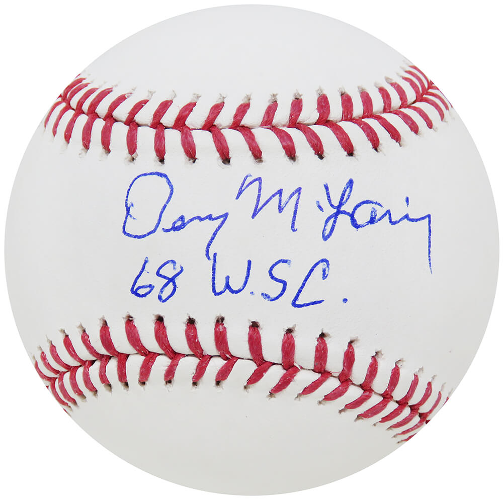 Denny McLain Signed Official MLB Baseball w/68 WSC - MCLBSB104 - Denny McLain Signed Official MLB Baseball w/68 WSC product image