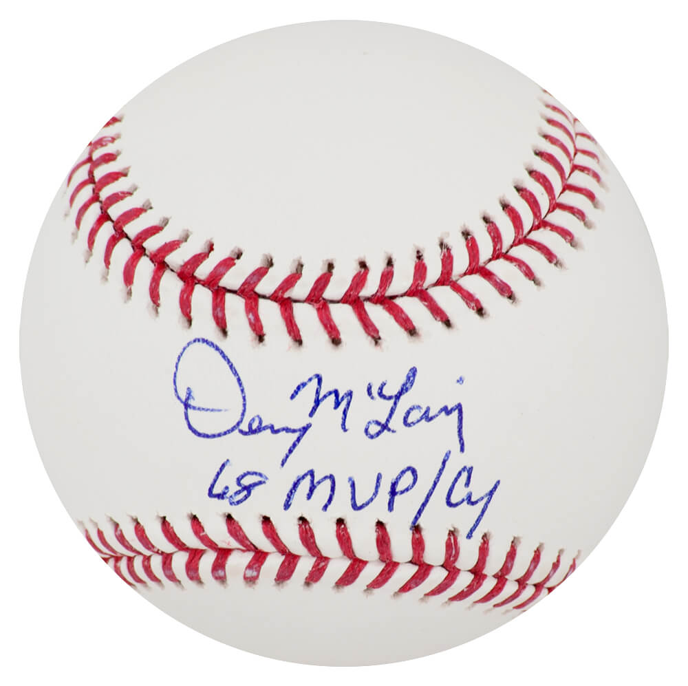 Denny McLain Signed Rawlings Official MLB Baseball w/68 MVP, CY - MCLBSB106 - Denny McLain Signed Rawlings Official MLB Baseball w/68 MVP, CY product image