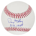 Denny McLain Signed Rawlings Official MLB Baseball w/31-6, 1968 - MCLBSB108 - Denny McLain Signed Rawlings Official MLB Baseball w/31-6, 1968 product image