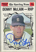 Denny McLain Signed Detroit Tigers 1970 Topps Baseball Trading Card #467 - MCLCAR100 - Denny McLain Signed Detroit Tigers 1970 Topps Baseball Trading Card #467 product image
