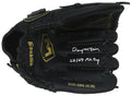 Denny McLain Signed Franklin Black Baseball Fielders Glove w/68, 69 AL CY - MCLGLV103 - Denny McLain Signed Franklin Black Baseball Fielders Glove w/68, 69 AL CY product image