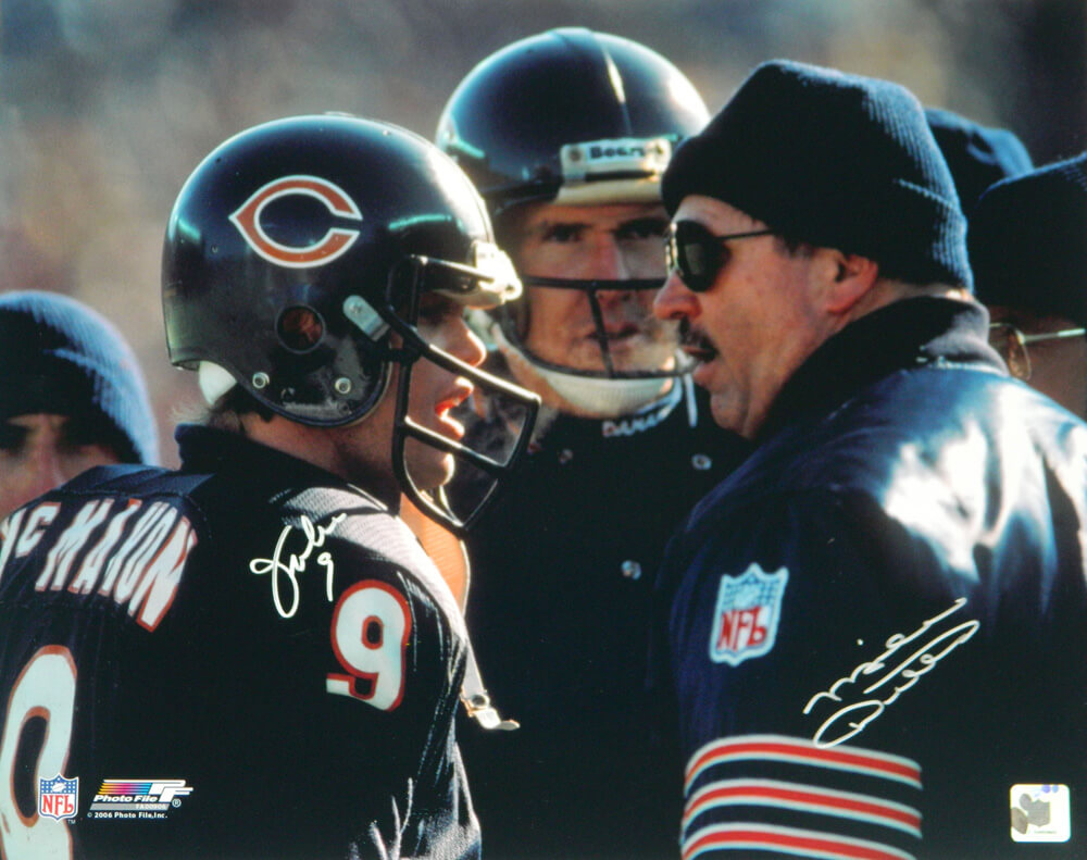 Jim McMahon and Mike Ditka Dual-Signed Bears Arguing 16x20 Photo - MCM16P300 - Jim McMahon and Mike Ditka Dual-Signed Bears Arguing 16x20 Photo product image