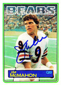 Jim McMahon Signed Chicago Bears 1983 Topps Rookie Card #33 - MCMCAR301 - Jim McMahon Signed Chicago Bears 1983 Topps Rookie Card #33 product image