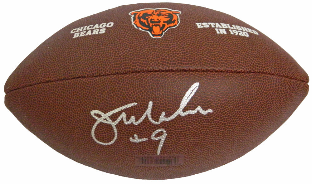 Jim McMahon Signed Wilson Chicago Bears Logo Football - MCMFTB303 - Jim McMahon Signed Wilson Chicago Bears Logo Football product image