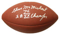 Steve McMichael Signed Wilson Limited Full Size NFL Football w/SB XX Champs - MCMFTB320 - Steve McMichael Signed Wilson Limited Full Size NFL Football w/SB XX Champs product image