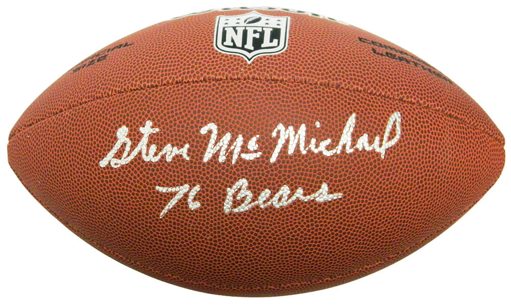 Steve McMichael Signed Wilson Limited Full Size NFL Football w/Bears - MCMFTB321 - Steve McMichael Signed Wilson Limited Full Size NFL Football w/Bears product image
