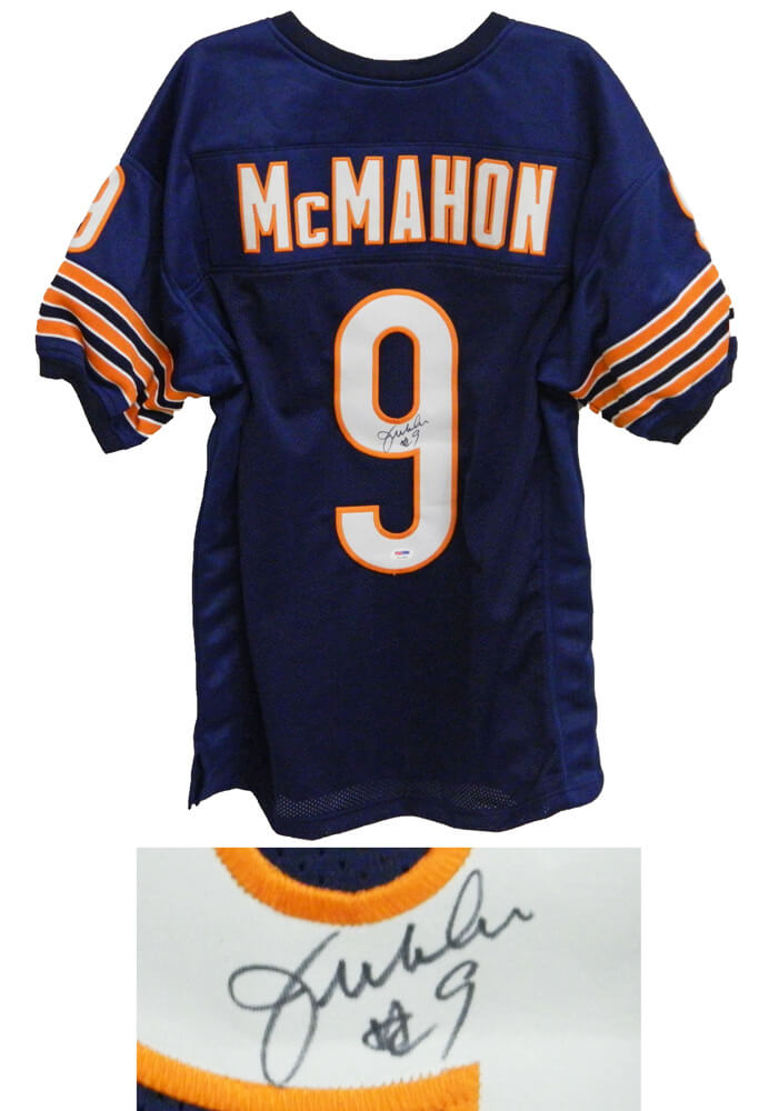 Jim McMahon Signed Navy Custom Throwback Jersey - PSA/DNA - MCMJRY301 - Jim McMahon Signed Navy Custom Throwback Jersey - PSA/DNA product image