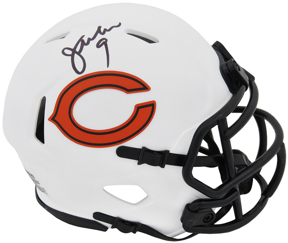 Jim McMahon Signed Chicago Bears Lunar Eclipse Riddell Speed Mini Helmet - MCMMIN307 - Jim McMahon Signed Chicago Bears Lunar Eclipse Riddell Speed Mini Helmet product image