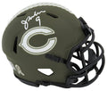 Jim McMahon Signed Chicago Bears Salute to Service Riddell Speed Mini Helmet - MCMMIN309 - Jim McMahon Signed Chicago Bears Salute to Service Riddell Speed Mini Helmet product image
