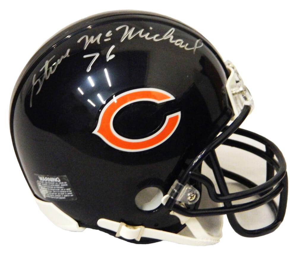 Steve McMichael Signed Chicago Bears Riddell Mini Helmet - MCMMIN310 - Steve McMichael Signed Chicago Bears Riddell Mini Helmet product image